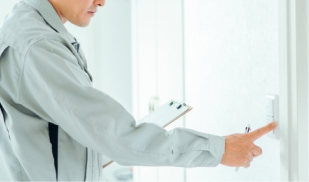 配管・電気の位置確認