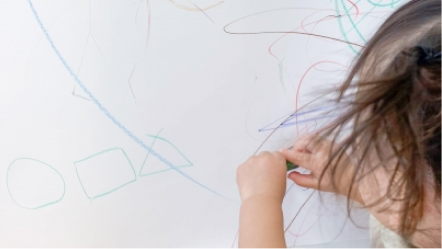 子どもの落書きや傷