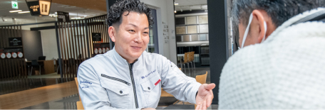 丁寧なコミュニケーション