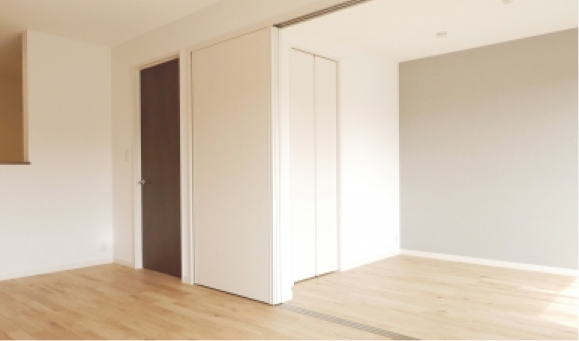 工事後の綺麗な部屋