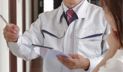 現地調査の様子