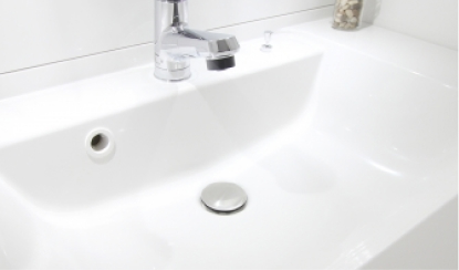 汚れが付きにくい洗面ボウル