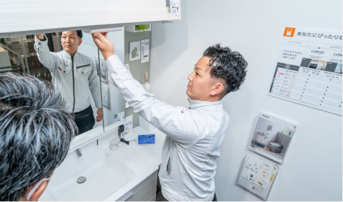 洗面所のリフォーム